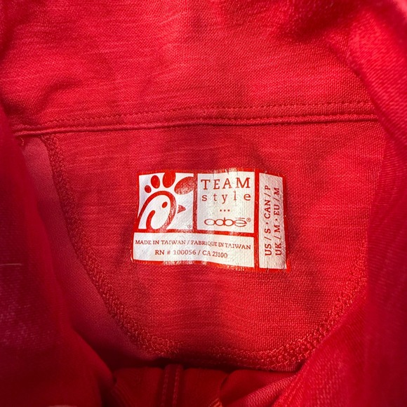 Chick-Fil-A Women's Pullover Quarter Zip Sweatshirt Embroidered Size Small - Picture 8 of 9